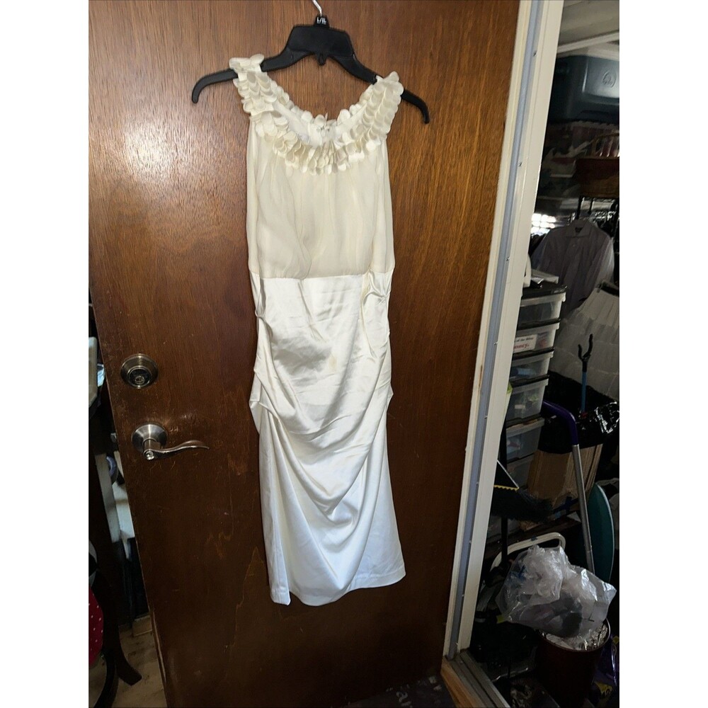 Suzi Chin for Maggie Boutique Women’s White Dress Size 12